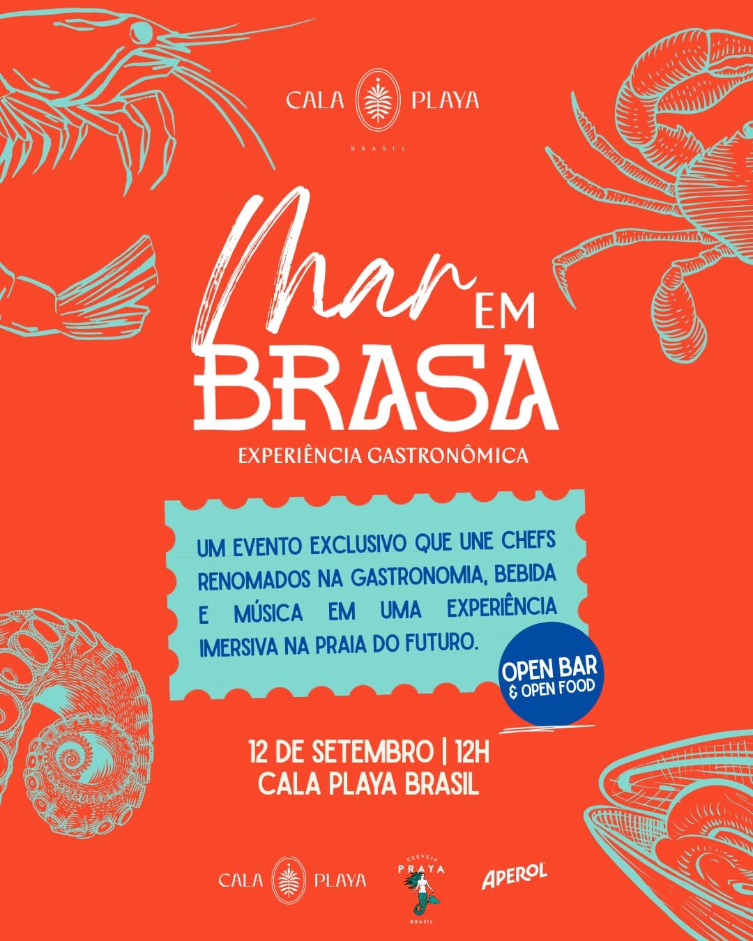 Mar em Brasa em Fortaleza: guia completo da experiência gastronômica no Cala Playa