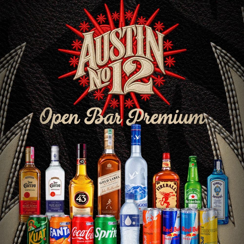 Austin No 12 — Aniversário com Open Bar Premium — Festas em Meireles
